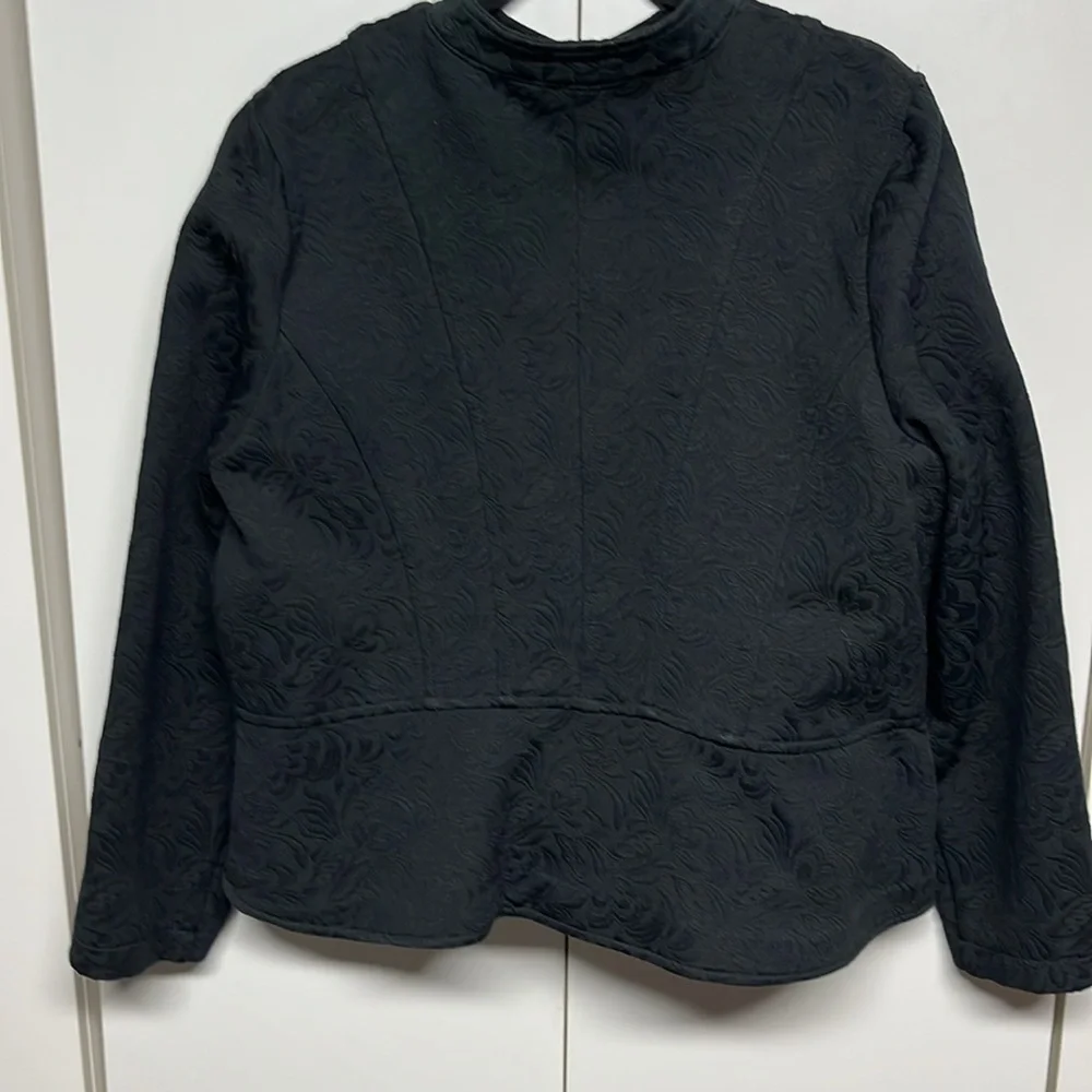 Massimo Collarless Jacquard Blazer / Jacket